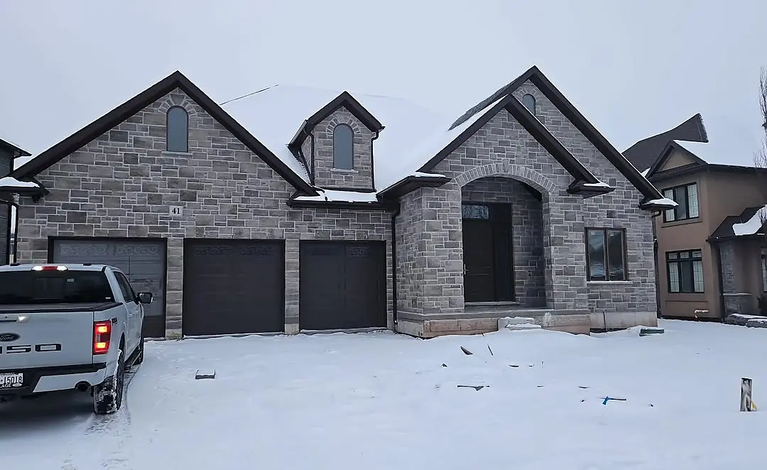 Custom home exterior