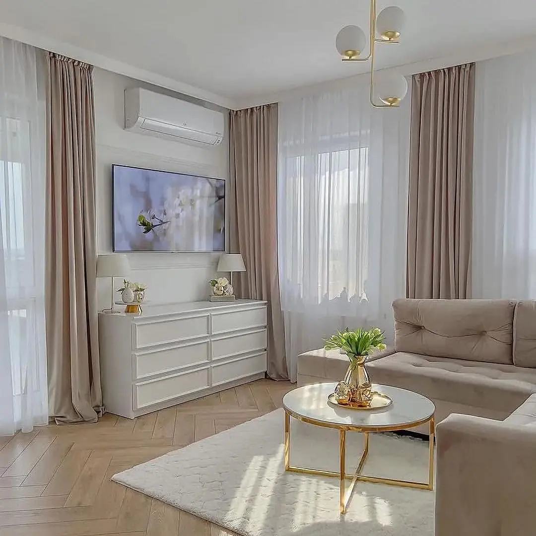 Finished living room