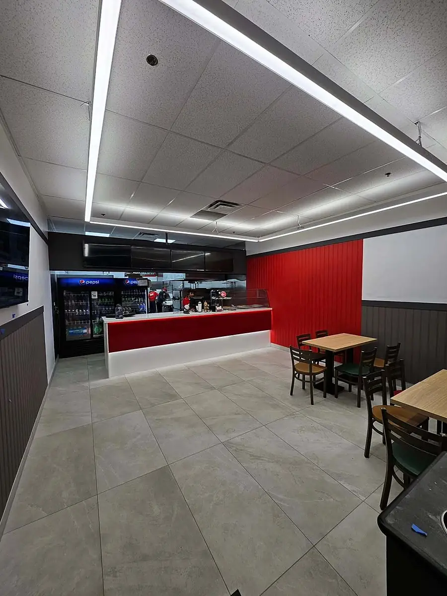 Restaurant counter fit-out